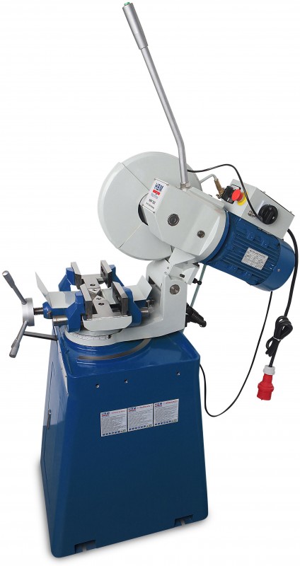 HBM 315 mm metaalafkortzaag 1500 W, 400 V, zaagblad 315 mm, 90° 90 mm, 45° 80 mm, verstelbaar -45° tot 45°
