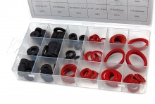 HBM 141-delig Pakking Assortiment Rubber en Fibre voor Gereedschapswand