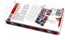 HBM 141-delig Pakking Assortiment Rubber en Fibre voor Gereedschapswand