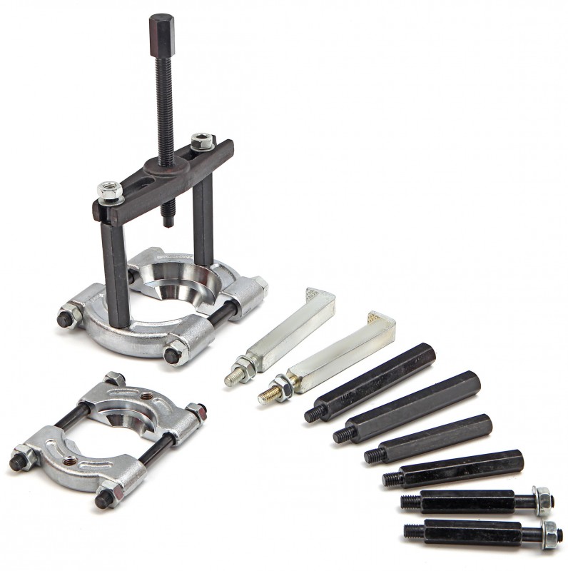 HBM 14-delige Lagertrekkerset 10-100 mm in Polyethyleen Koffer