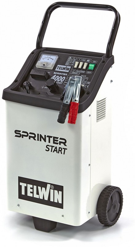 Telwin Sprinter 4000 Start 230V Acculader 12-24V Verrijdbaar 400Ah 75A
Telwin Sprinter 4000 Start 230V Acculader 12-24V Verrijdbaar 400Ah 75A