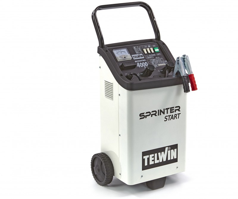 Telwin Sprinter 4000 Start 230V Acculader 12-24V Verrijdbaar 400Ah 75A
Telwin Sprinter 4000 Start 230V Acculader 12-24V Verrijdbaar 400Ah 75A