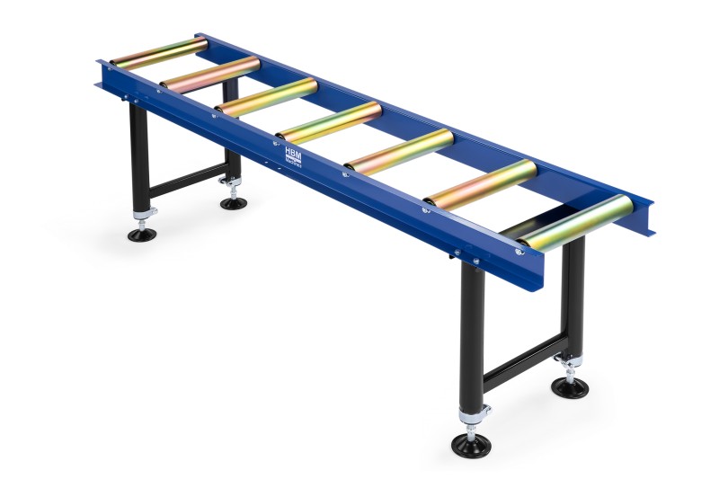 HBM Rollenbaan 2000 mm, 800 kg, rollen Ø60 mm, breedte 45 cm, hoogte 95 cm HBM Rollenbaan 2000 mm, 800 kg, rollen Ø60 mm, breedte 45 cm, hoogte 95 cm