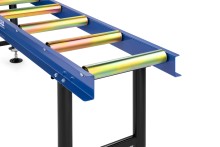 HBM Rollenbaan 2000 mm, 800 kg, rollen Ø60 mm, breedte 45 cm, hoogte 95 cm HBM Rollenbaan 2000 mm, 800 kg, rollen Ø60 mm, breedte 45 cm, hoogte 95 cm