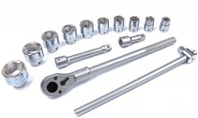 AOK 14-delige 3/4 inch professionele doppenset dopsleutel set