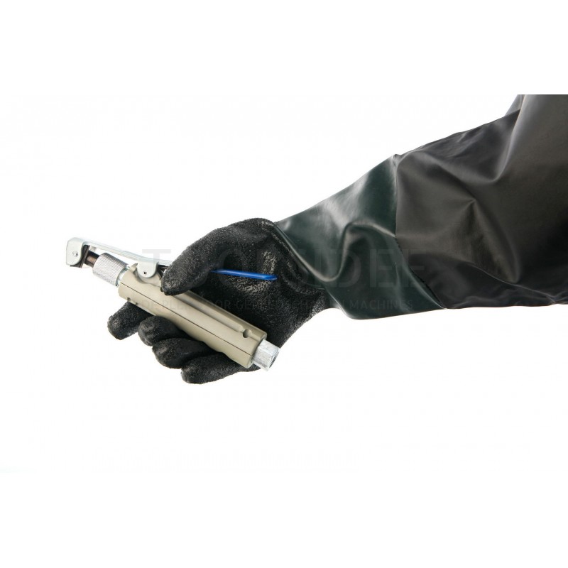 HBM universal set of gloves for blast cabinet