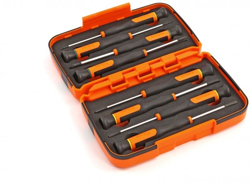 BETA 8-delige set precisie schroevendraaiers sleufkop en Phillips 1257LP BETA 8-delige set precisie schroevendraaiers sleufkop en Phillips 1257LP