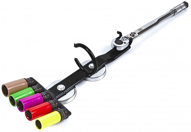 HBM magnetische houder voor pneumatische slagmoersleutel en doppen