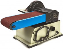 HBM 150 x 1220 professionele band- en schijfschuurmachine 750 W 230 V hout, schijf 225 mm, bandsnelheid 10,2 m/s