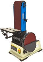 HBM 150 x 1220 professionele band- en schijfschuurmachine 750 W 230 V hout, schijf 225 mm, bandsnelheid 10,2 m/s