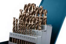 HBM HSS 5% Cobalt Borenset 1-13 x 0,5 mm voor metaal met opbergkoffer