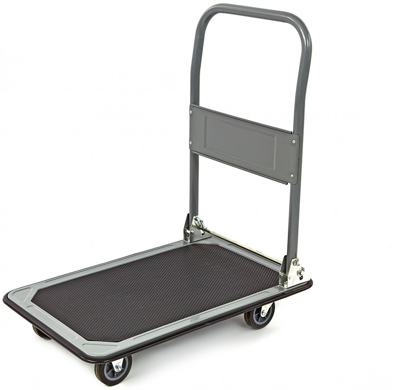 HBM opvouwbare transportwagen 150 kg met rem, 4 wielen, inklapbaar, 72,5 x 46,5 x 83 cm HBM opvouwbare transportwagen 150 kg met rem, 4 wielen, inklapbaar, 72,5 x 46,5 x 83 cm