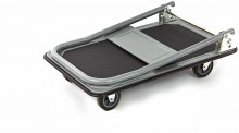 HBM opvouwbare transportwagen 150 kg met rem, 4 wielen, inklapbaar, 72,5 x 46,5 x 83 cm HBM opvouwbare transportwagen 150 kg met rem, 4 wielen, inklapbaar, 72,5 x 46,5 x 83 cm