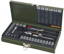 Proxxon 23080 36-delige 1/4 inch doppenset dopsleutelset