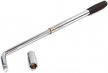 HBM 1/2 inch Uitschuifbaar Wringijzer met 17 en 19 mm Dopsleutel