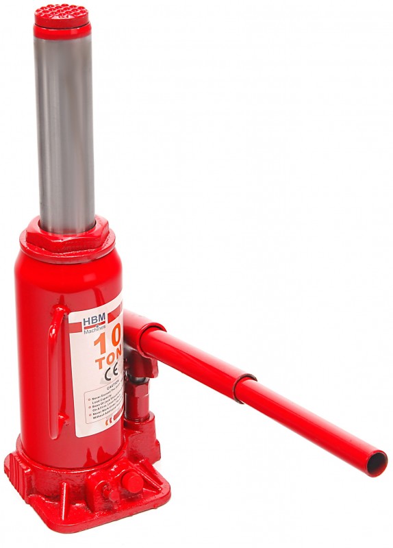 HBM Potkrik 10 Ton 10.000 kg, Stempel 35 mm, Uitlading 150 mm, 6,6 kg, niet verrijdbaar HBM Potkrik 10 Ton 10.000 kg, Stempel 35 mm, Uitlading 150 mm, 6,6 kg, niet verrijdbaar