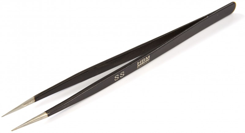 HBM Professionele Anti-Magnetische RVS Pincet met Puntbek LANG ST-29 HBM Professionele Anti-Magnetische RVS Pincet met Puntbek LANG ST-29