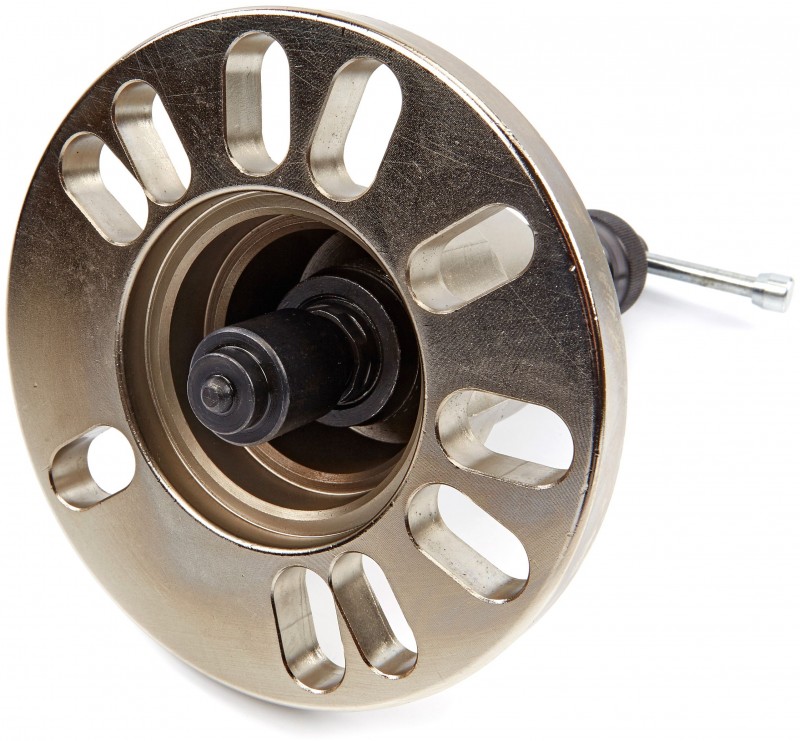 HBM Hydraulische Wielnaaftrekker 10 Ton met Opbergkoffer
