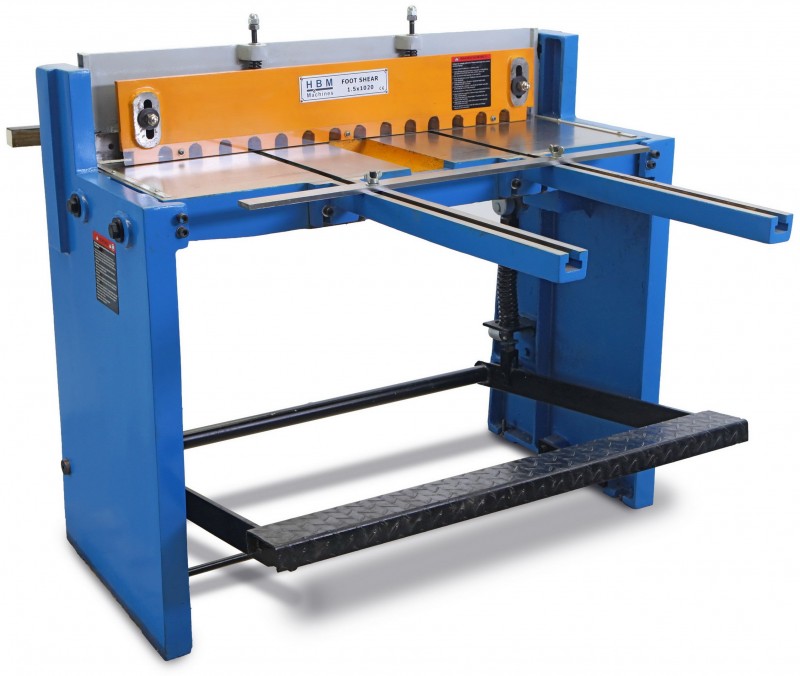 HBM voetknipschaar, plaatschaar 1,0 x 1320 mm voor metaal