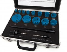 HBM 16-delige HSS bi-metaal gatzagenset voor metaal, hout, RVS, kunststof en baksteen met opbergkoffer HBM 16-delige HSS bi-metaal gatzagenset voor metaal, hout, RVS, kunststof en baksteen met opbergkoffer
