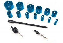HBM 16-delige HSS bi-metaal gatzagenset voor metaal, hout, RVS, kunststof en baksteen met opbergkoffer HBM 16-delige HSS bi-metaal gatzagenset voor metaal, hout, RVS, kunststof en baksteen met opbergkoffer