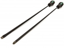 HBM 2-delige schroevendraaierset 450 mm lang, sleufkop en Philips, chromevanadium HBM 2-delige schroevendraaierset 450 mm lang, sleufkop en Philips, chromevanadium