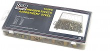 HBM Blindklinkmoeren Assortiment 150-delig Staal 607 g HBM Blindklinkmoeren Assortiment 150-delig Staal 607 g