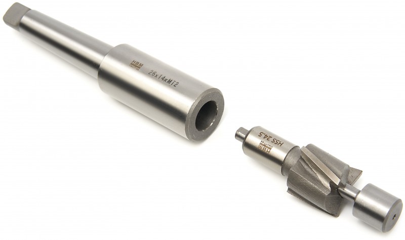 HBM HSS Inbus Verzinkfrezenset Type 1 voor metaal en staal