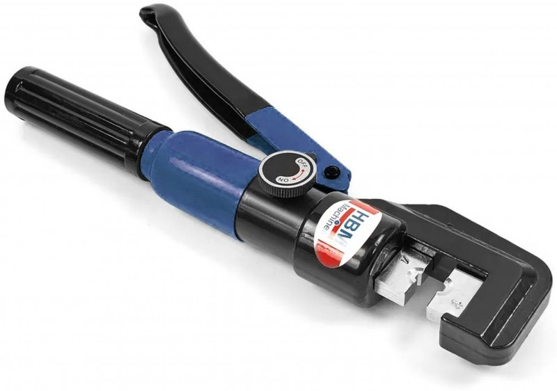 HBM hydraulische krimptang 6 ton, Cu 4-70 mm², hexagonaal, 15-delig, met opbergkoffer HBM hydraulische krimptang 6 ton, Cu 4-70 mm², hexagonaal, 15-delig, met opbergkoffer