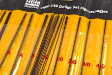 HBM 144-delige Figuurzaagjes Set voor Metaal - 130 mm Handzaagbladen