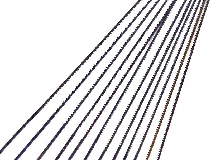 HBM 144-delige Figuurzaagjes Set voor Metaal - 130 mm Handzaagbladen