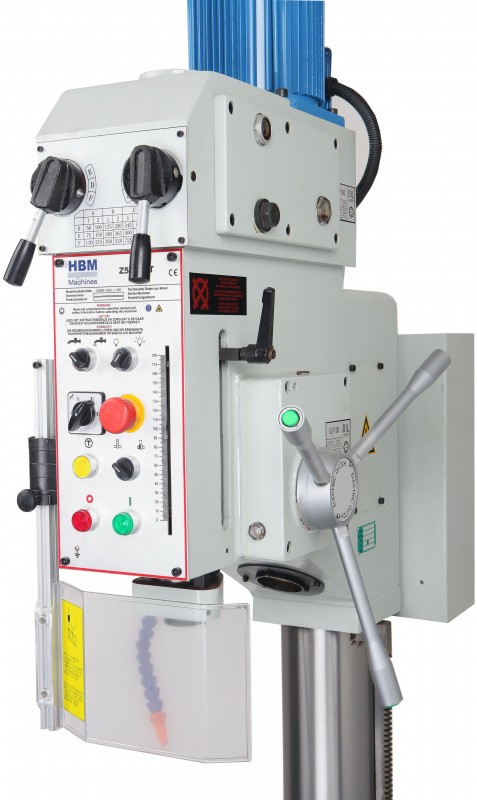 HBM 5040 boormachine/tapmachine met koelinstallatie, MC4, 1500 W, 400 V, 40 mm staal, uitlading 350 mm