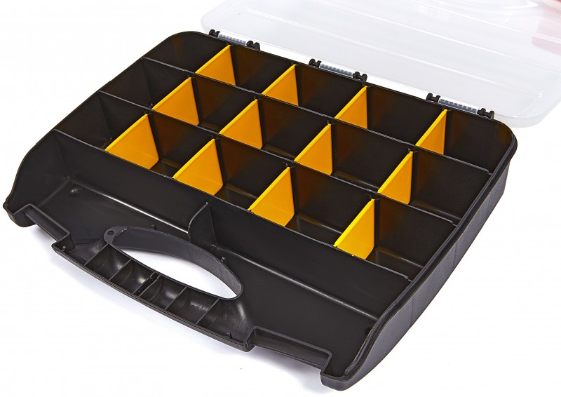 HBM Profi assortimentsboks 315 x 255 x 55 mm, egnet til værktøjsvæg.