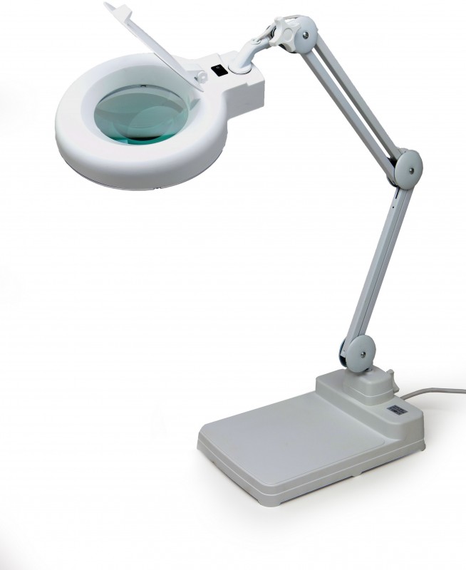 HBM LED verstelbare loeplamp tafelmodel 36 LED 1200 lux 3x vergroting 125 mm lens 7 W 230 V HBM LED verstelbare loeplamp tafelmodel 36 LED 1200 lux 3x vergroting 125 mm lens 7 W 230 V