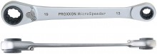 Proxxon Viervoudige Microspeeder Ratelsleutel 10-13 / 17-19 mm Proxxon Viervoudige Microspeeder Ratelsleutel 10-13 / 17-19 mm