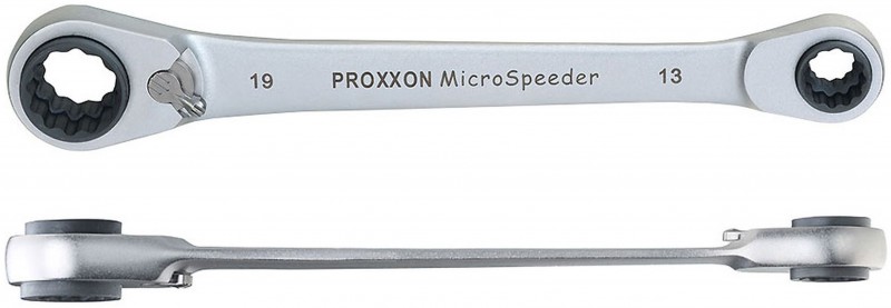 Proxxon Viervoudige Microspeeder Ratelsleutel 10-13 / 17-19 mm Proxxon Viervoudige Microspeeder Ratelsleutel 10-13 / 17-19 mm