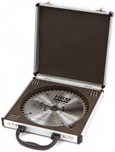 HBM 160 mm 3-delt profi cirkelsavklinger sæt til dyksav, 24/36/48 tænder, 2,2 mm, med kuffert.