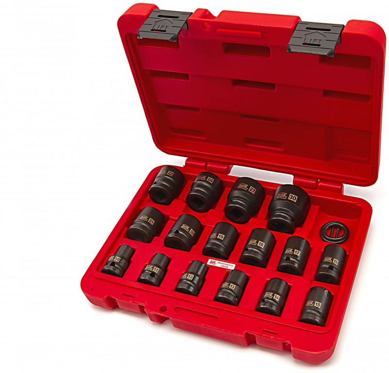 AOK 16-delige 1/2 inch krachtdoppenset dopsleutel set