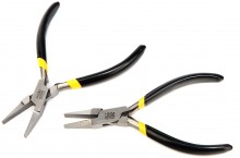 HBM RVS Platbektang Precisietang 130 mm