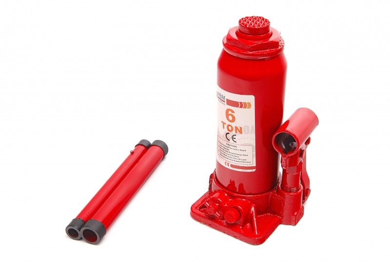 HBM 6 Ton Potkrik 6000 kg, 220 mm Hoog, 30 mm Stempel, Niet Verrijdbaar
