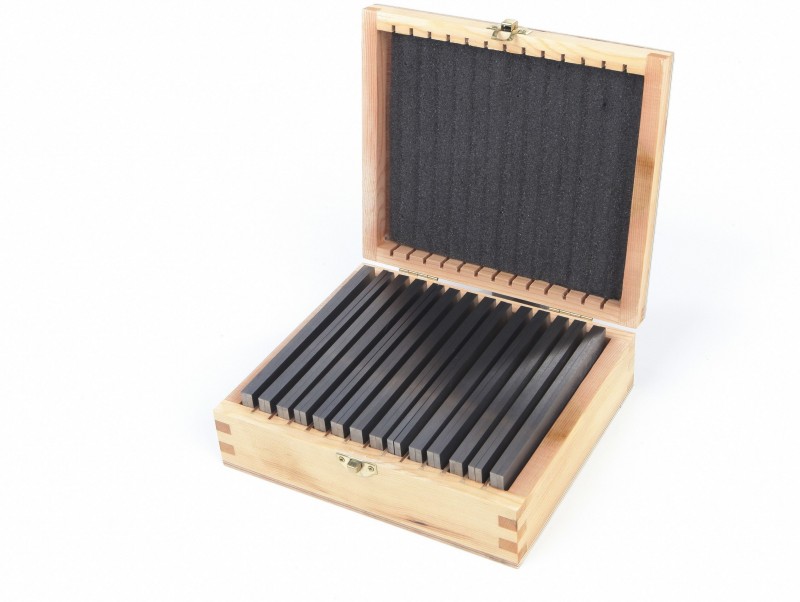 HBM 28-delige Parallelset Model 3, tolerantie 0,005 mm, voor metaal en hout