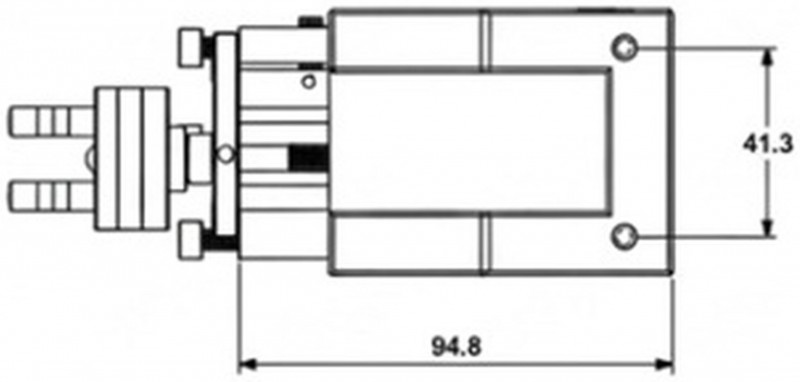 HBM Højde støtte Model 1 55 x 70 x 140 mm HBM Højde støtte Model 1 55 x 70 x 140 mm