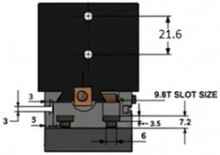 HBM Højde støtte Model 1 55 x 70 x 140 mm HBM Højde støtte Model 1 55 x 70 x 140 mm