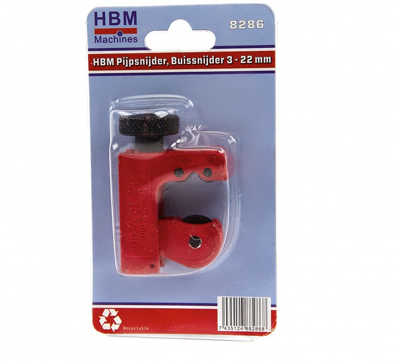 HBM Pijpsnijder, Buissnijder 3-22 mm
