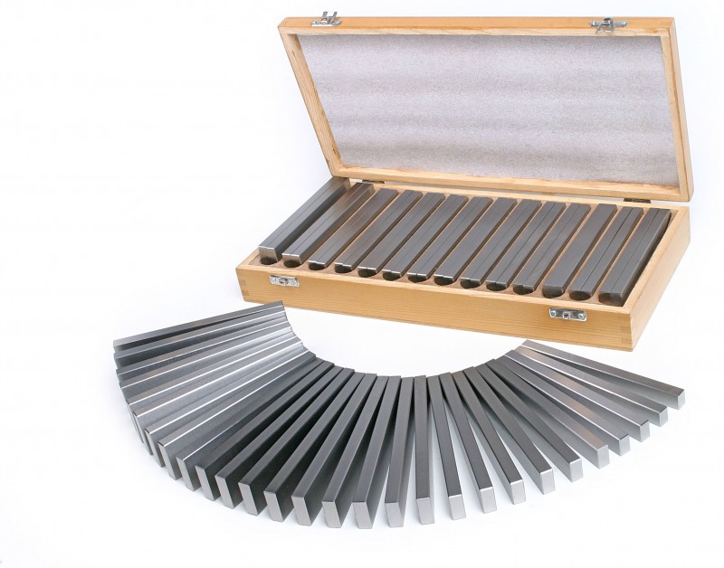 HBM 14-delige Parallelset Model 4 voor Metaal en Hout, Tolerantie 0,005 mm