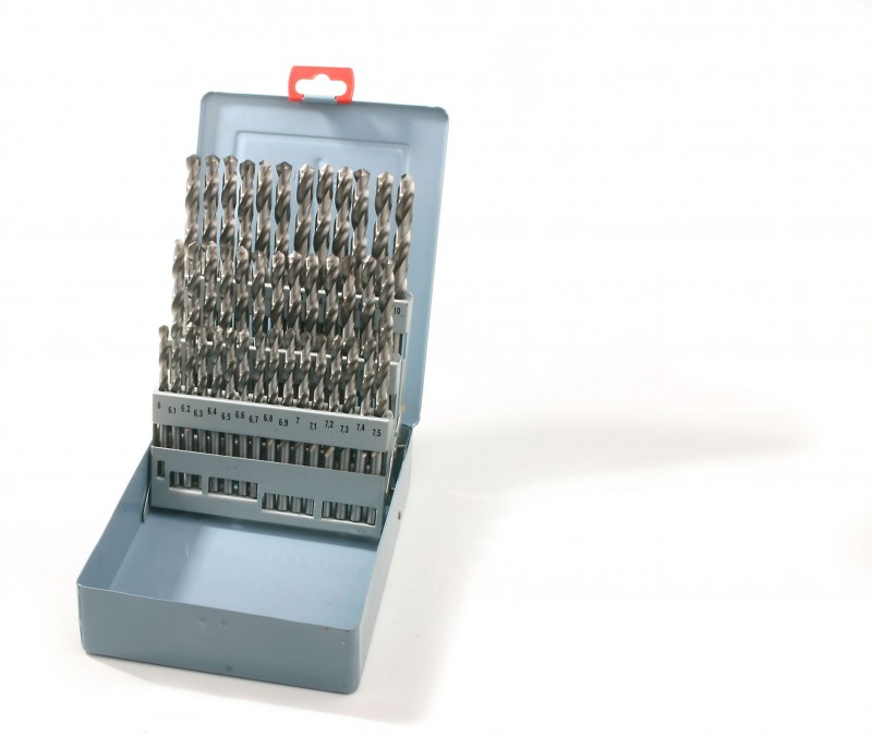 HBM HSS M2 Borenset 6-10 x 0,1 mm voor Metaal