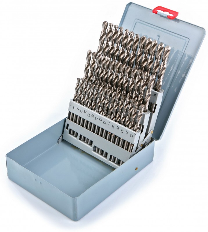 HBM HSS M2 Borenset 6-10 x 0,1 mm voor Metaal