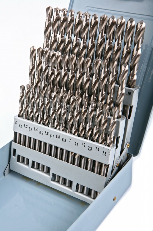 HBM HSS M2 Borenset 6-10 x 0,1 mm voor Metaal