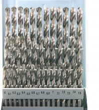 HBM HSS M2 Borenset 6-10 x 0,1 mm voor Metaal