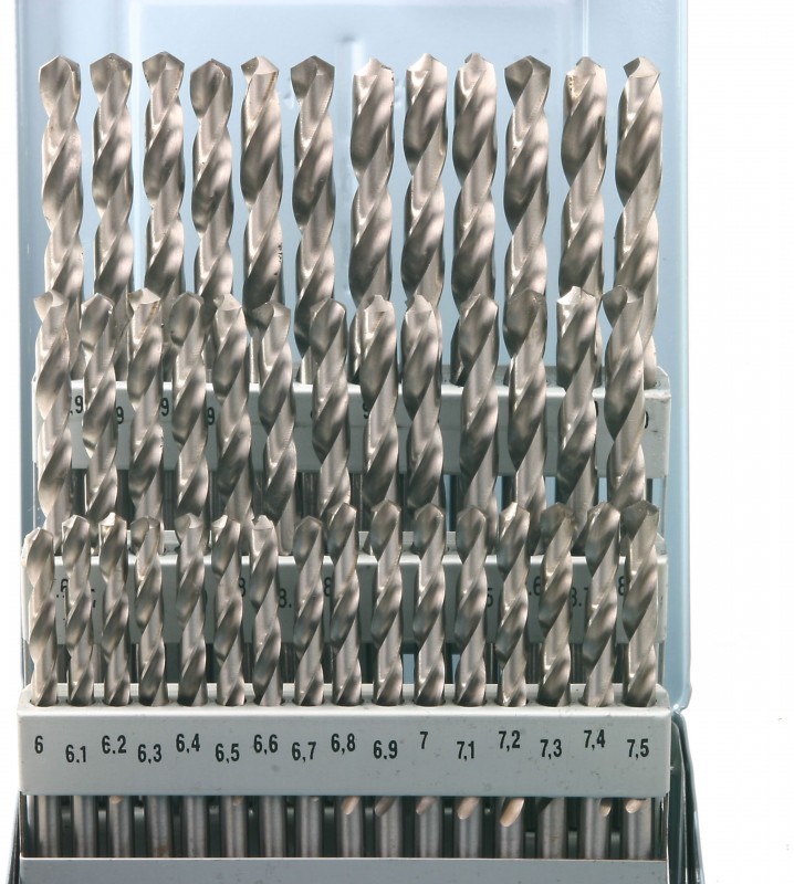 HBM HSS M2 Borenset 6-10 x 0,1 mm voor Metaal
